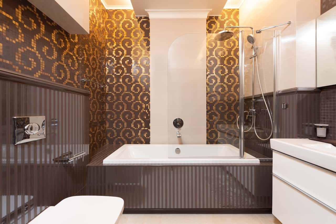 bathtub and shower combo design