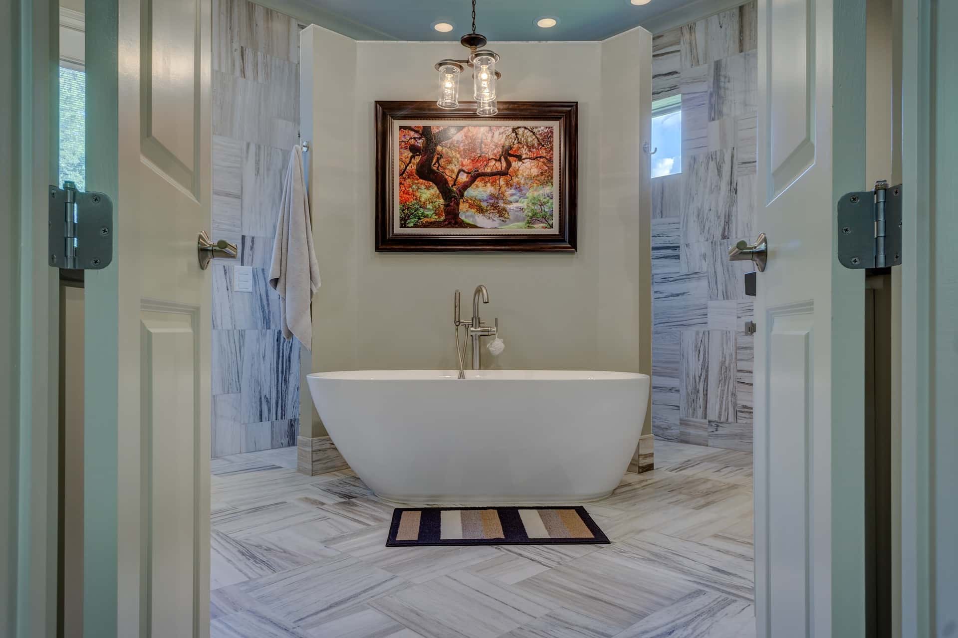 bathtub design ideas with lights