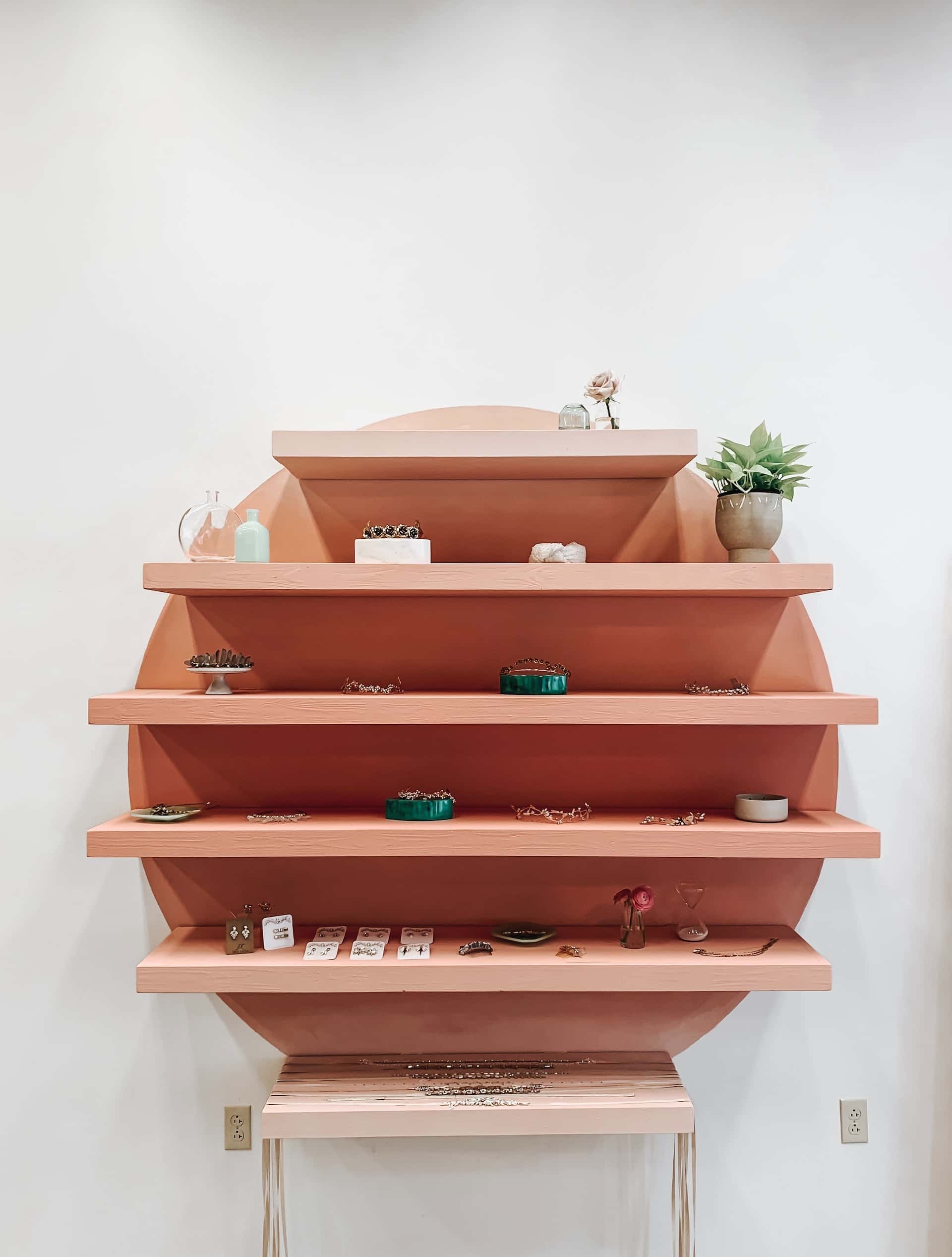 Circular Multi-Storeyed Wall Rack Design