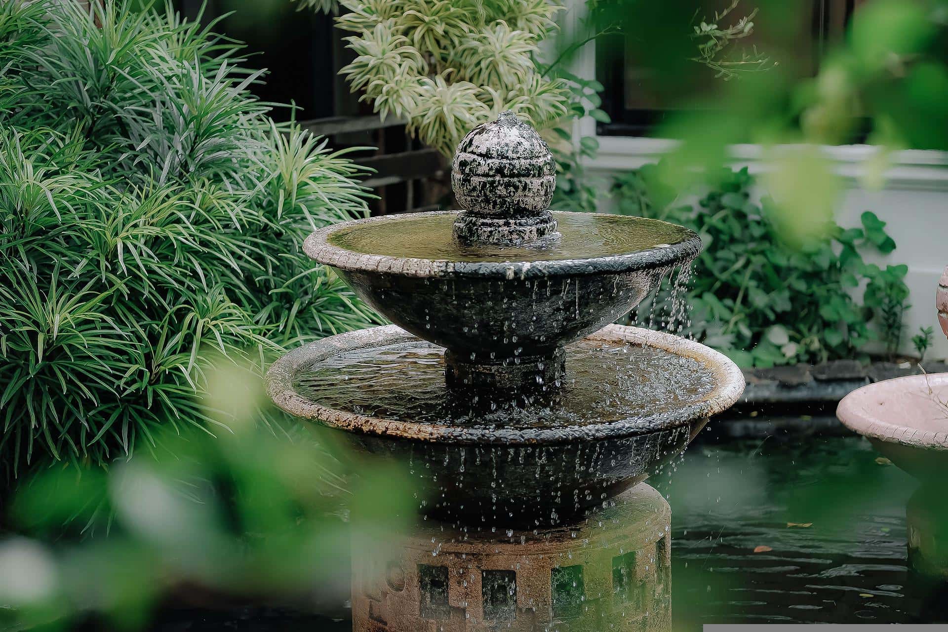 classic birdbath indoor water fountains