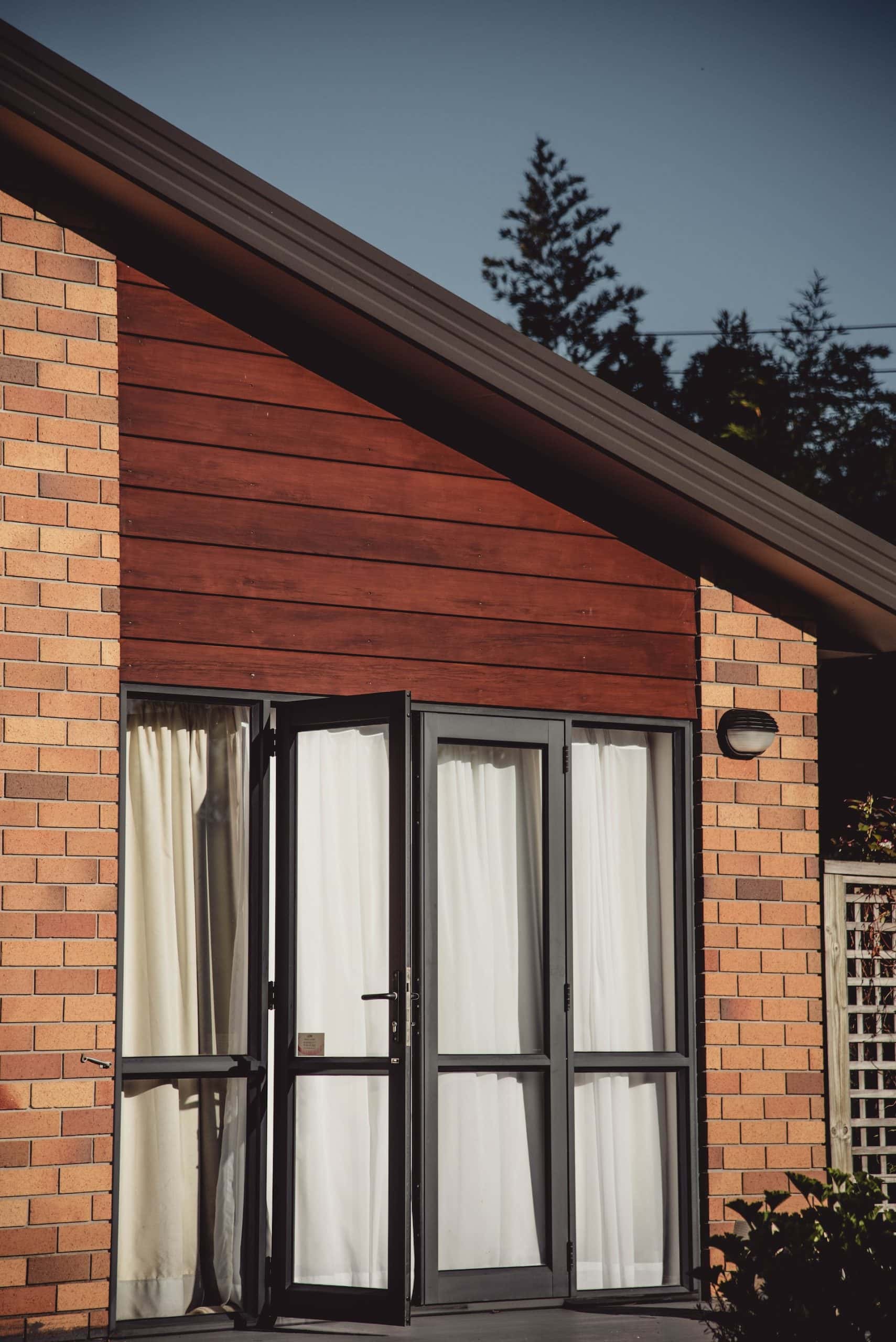 contemporary double doors