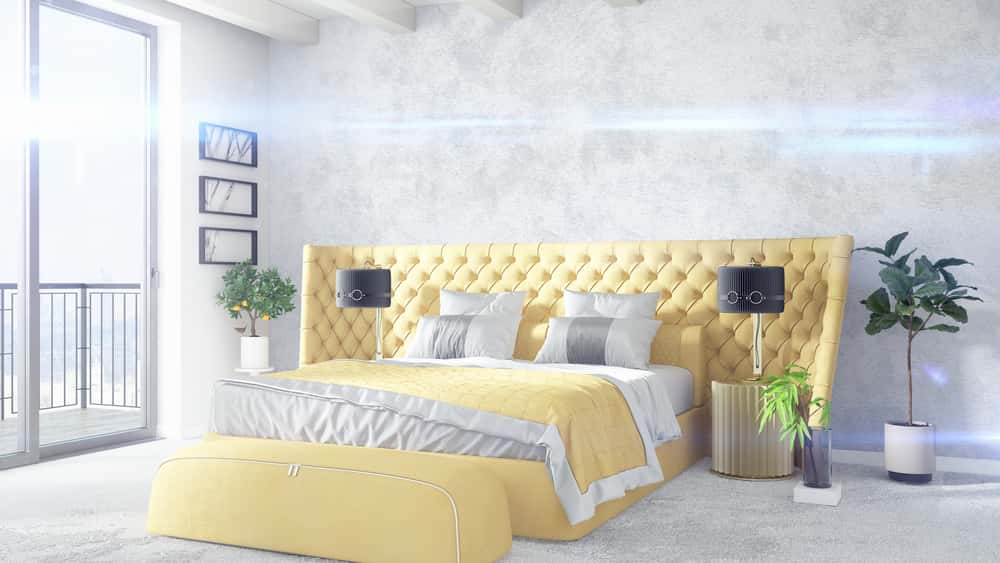 Corner Double Bed Design