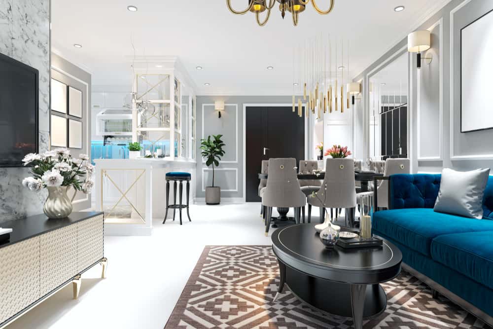 corner glass showcases