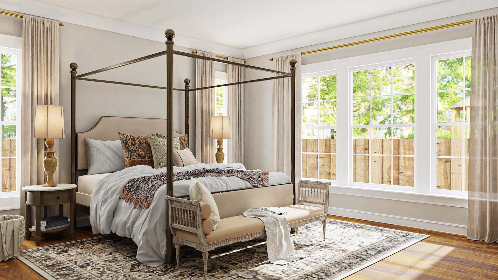 Four-Poster Bed