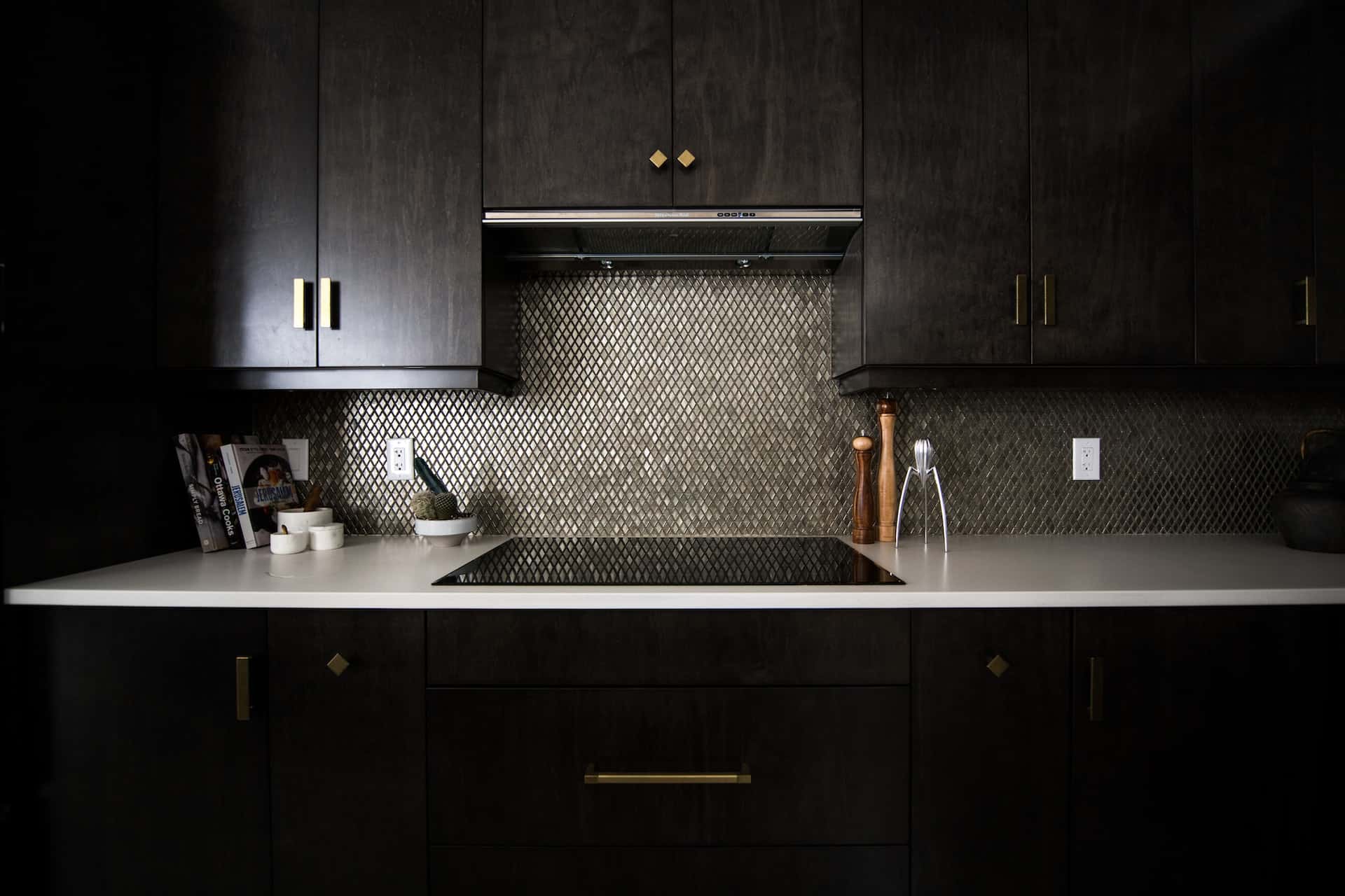 metallic tiles for richer look