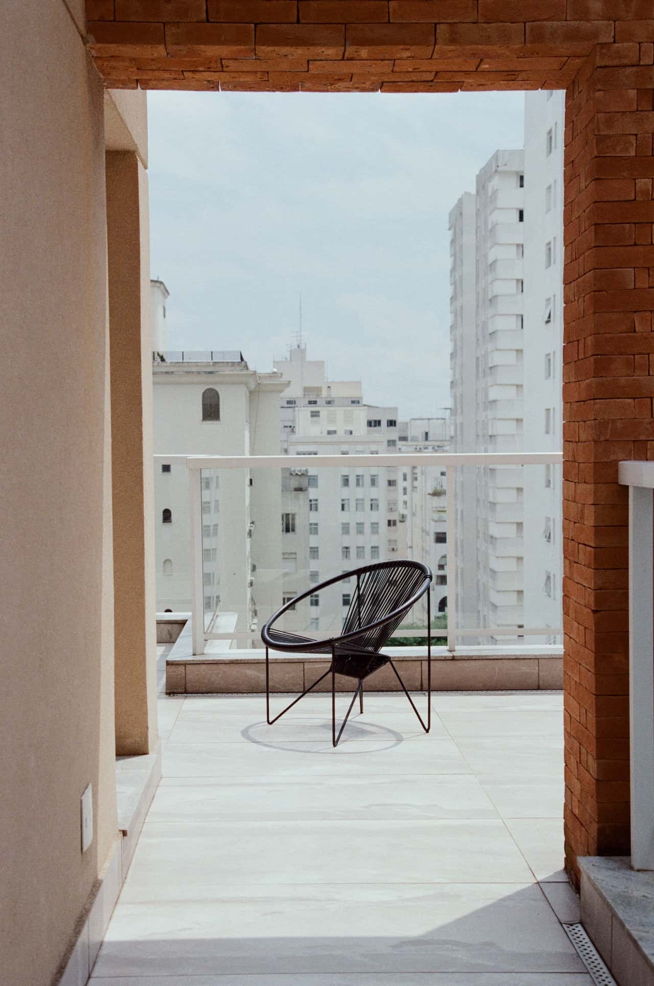Modern Balcony Glass Railing