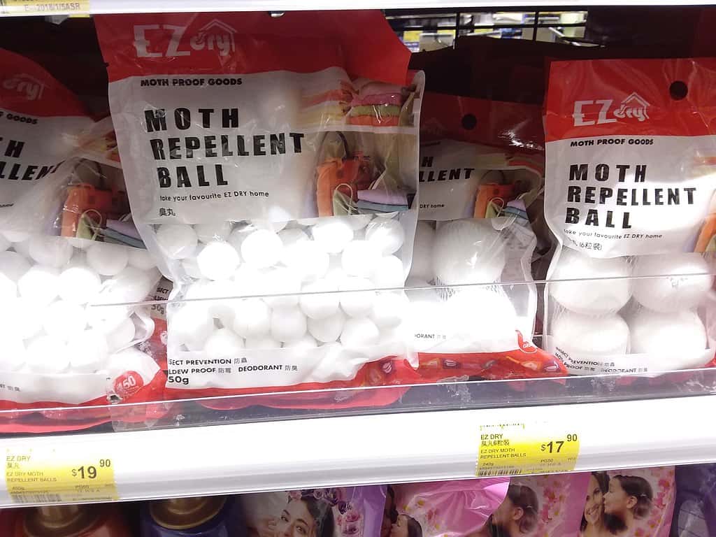 Smart way how to get rid of lizards using moth repellent balls in closets
