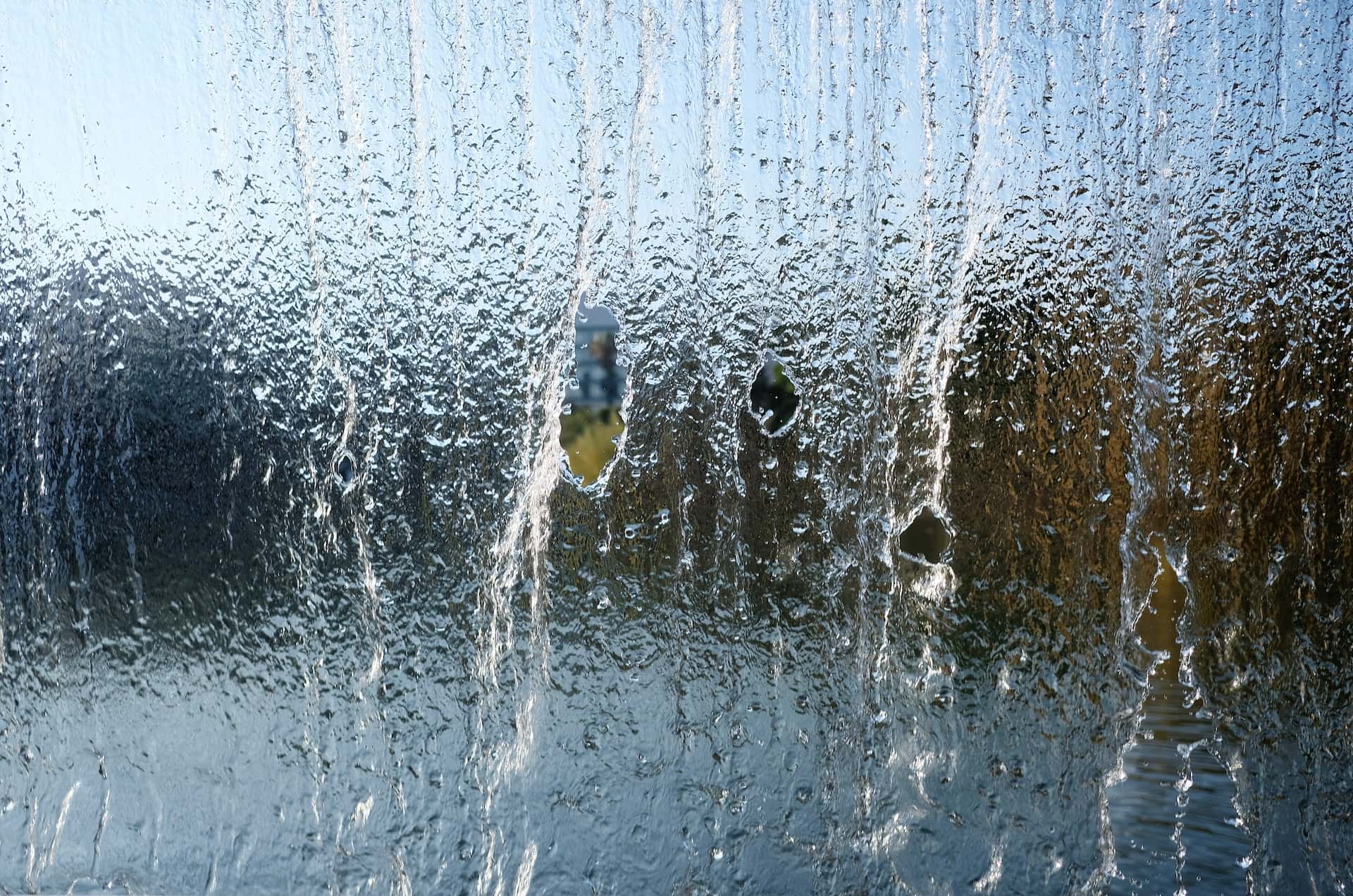 rippling indoor wall fountains