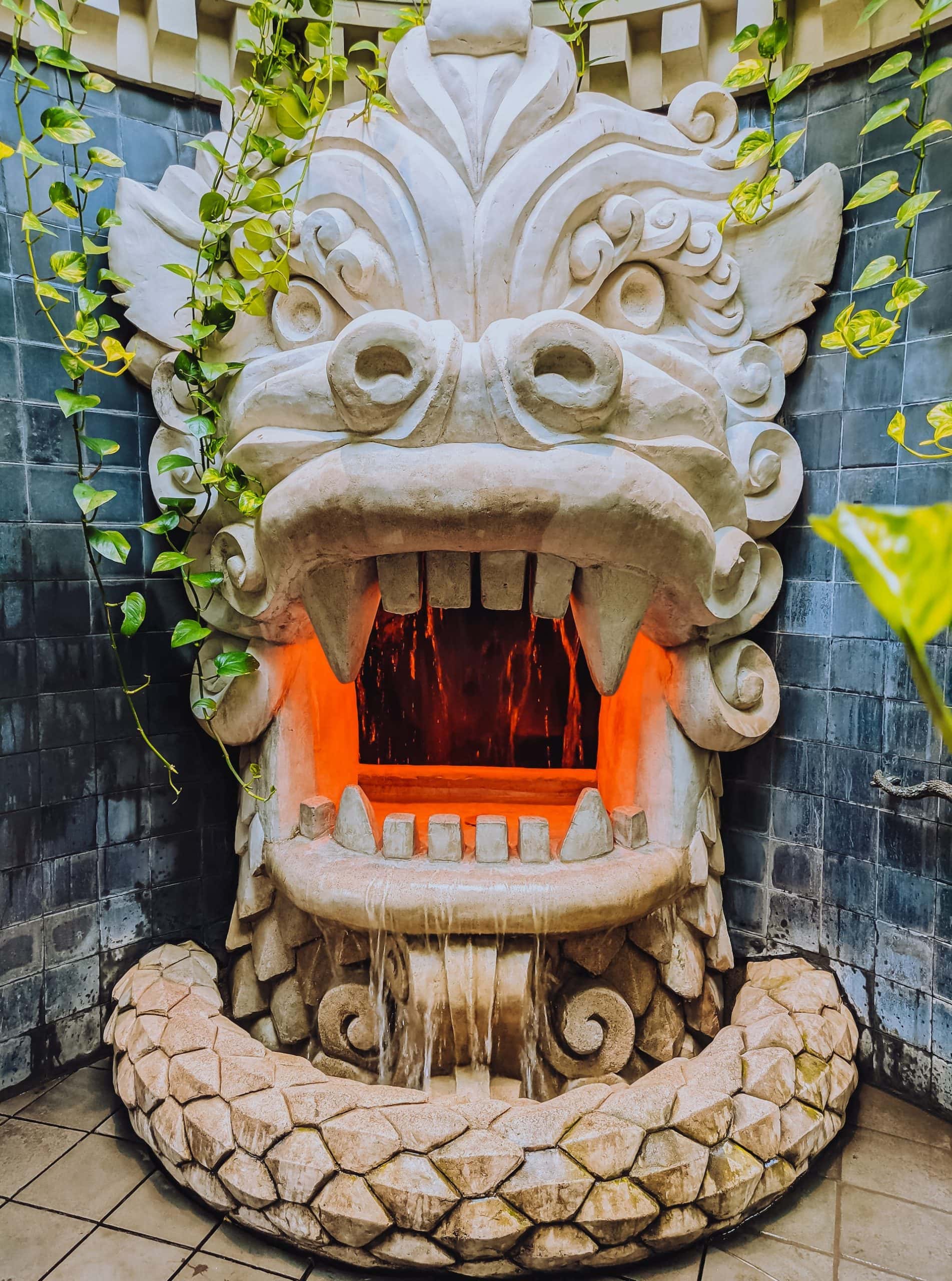 statement piece indoor fountain
