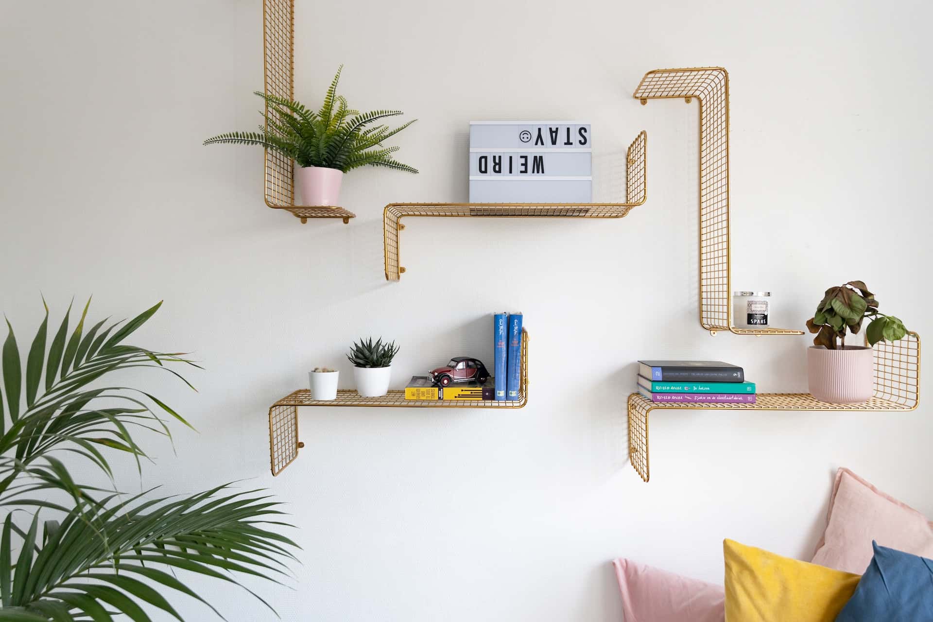 Trippy Tetris Wall Shelf Design