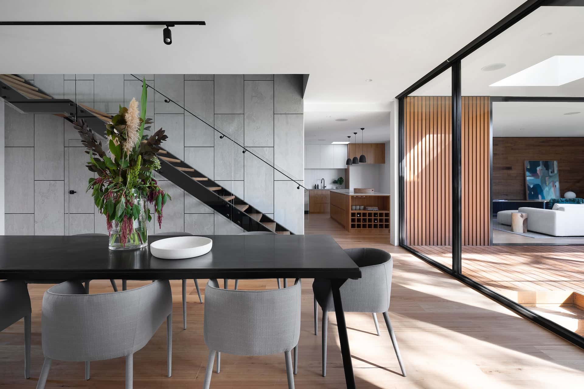 vertical porcelain tiles