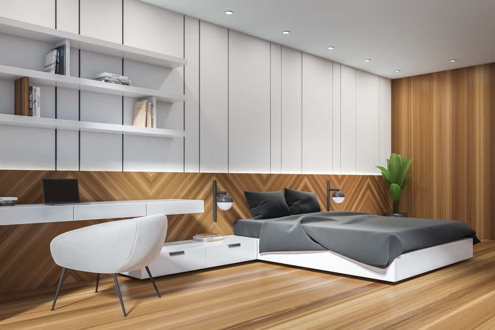 wooden corner shelf designs