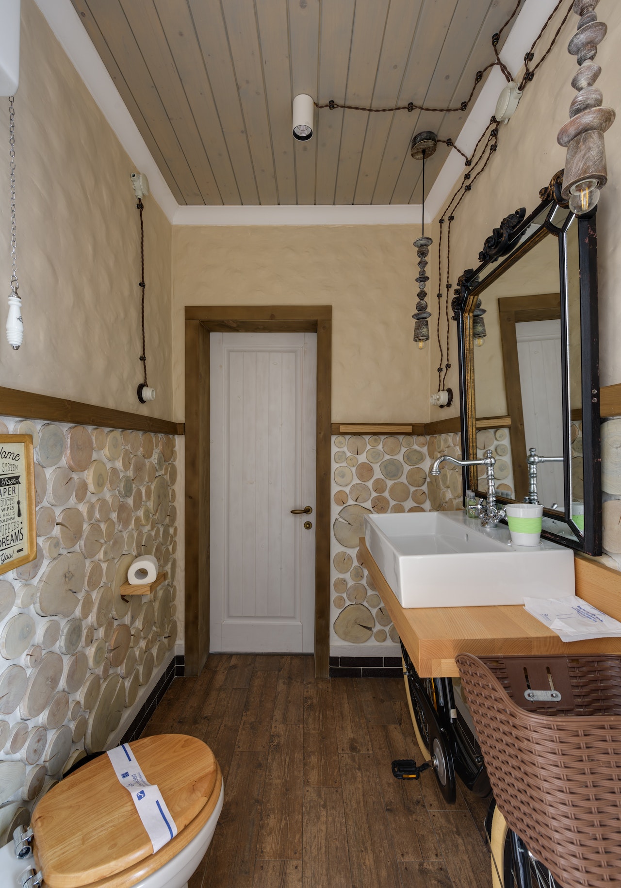 Bathroom Plastic Panel Door