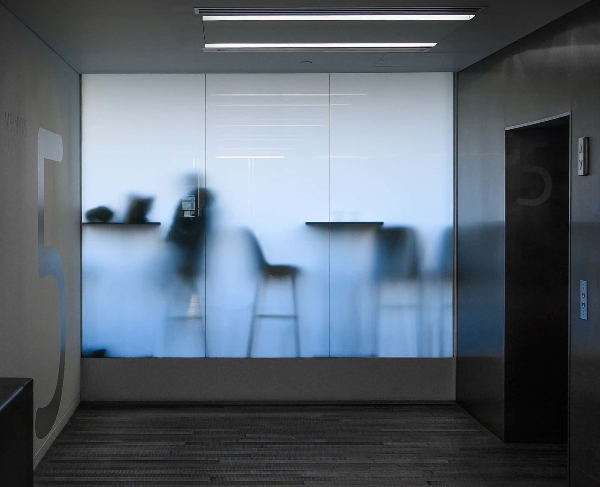 aesthetic frosted glass design