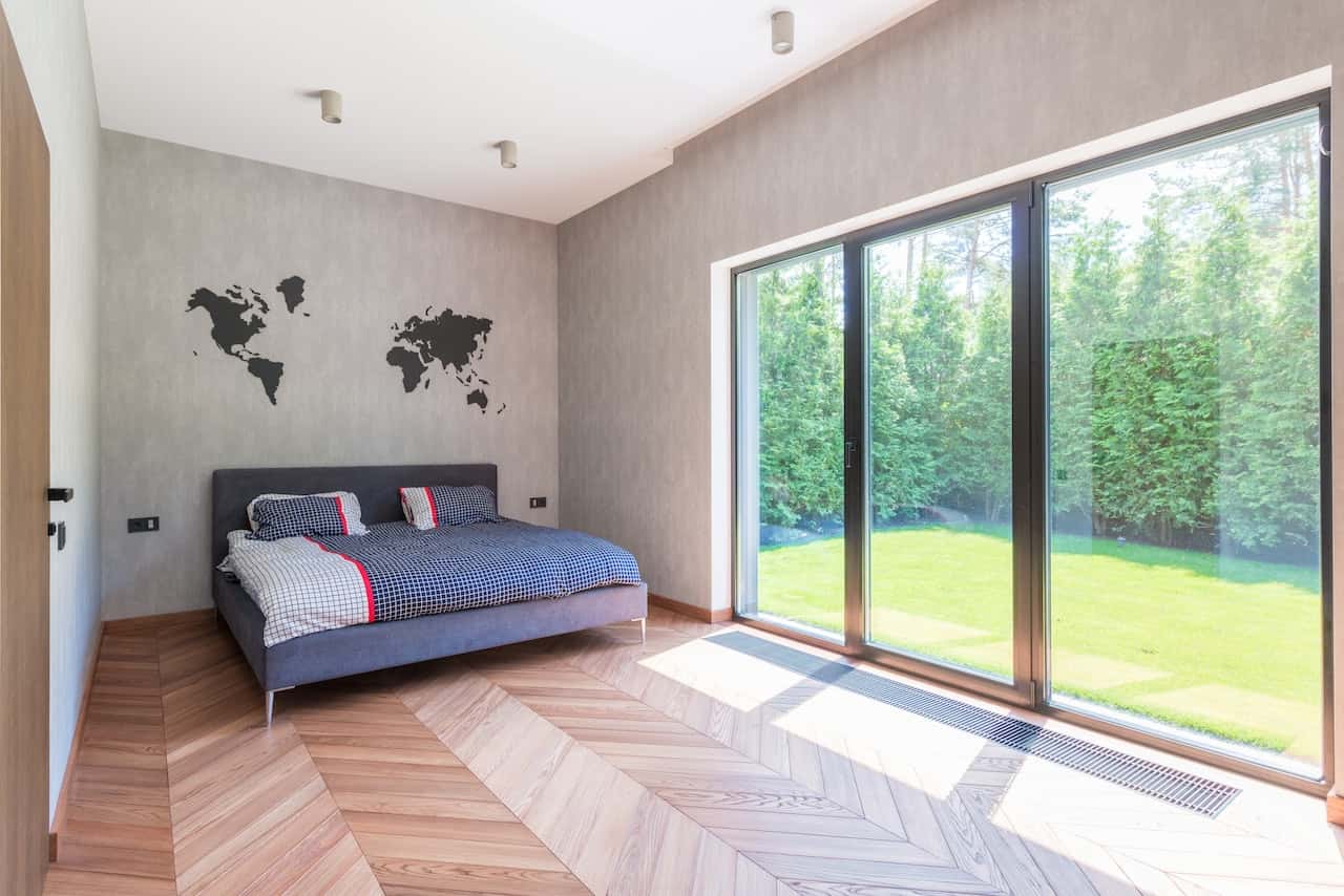 Aluminium Panel Sliding Door