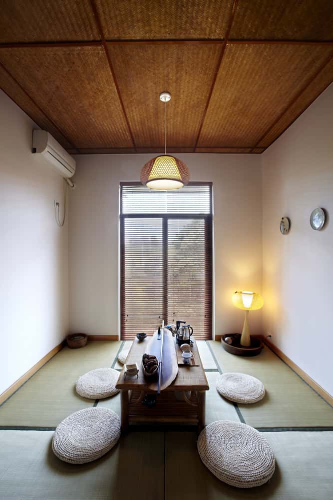 bamboo false ceiling wallpaper