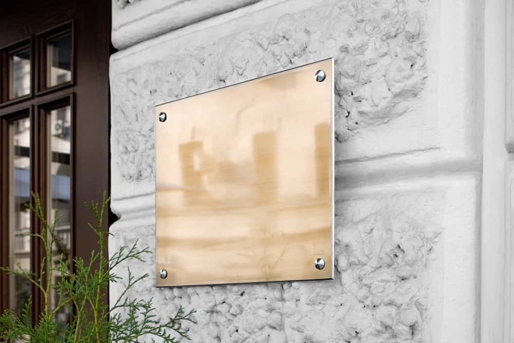 best locations for name plates