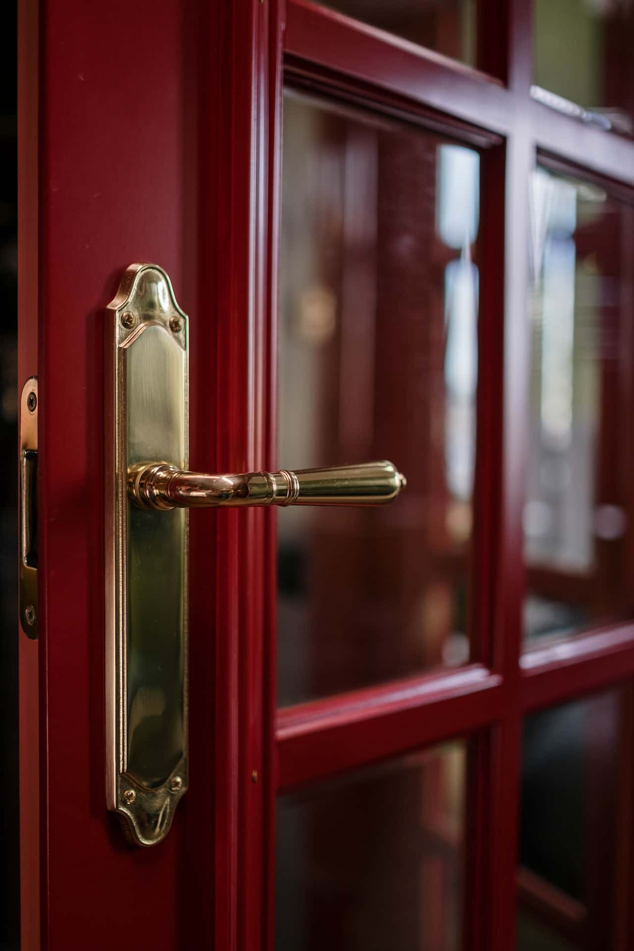 brass door handle