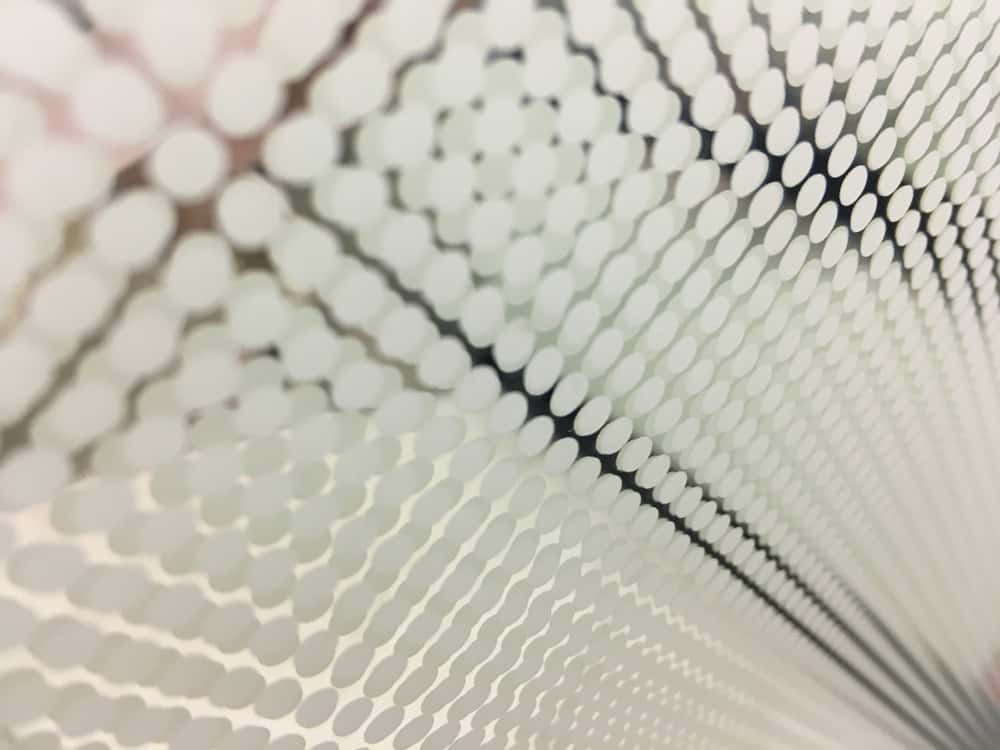 ceramic frit silkscreened glass