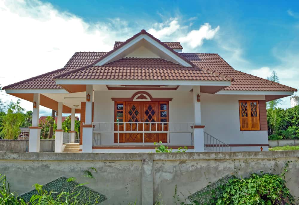 classic elevated house portico design
