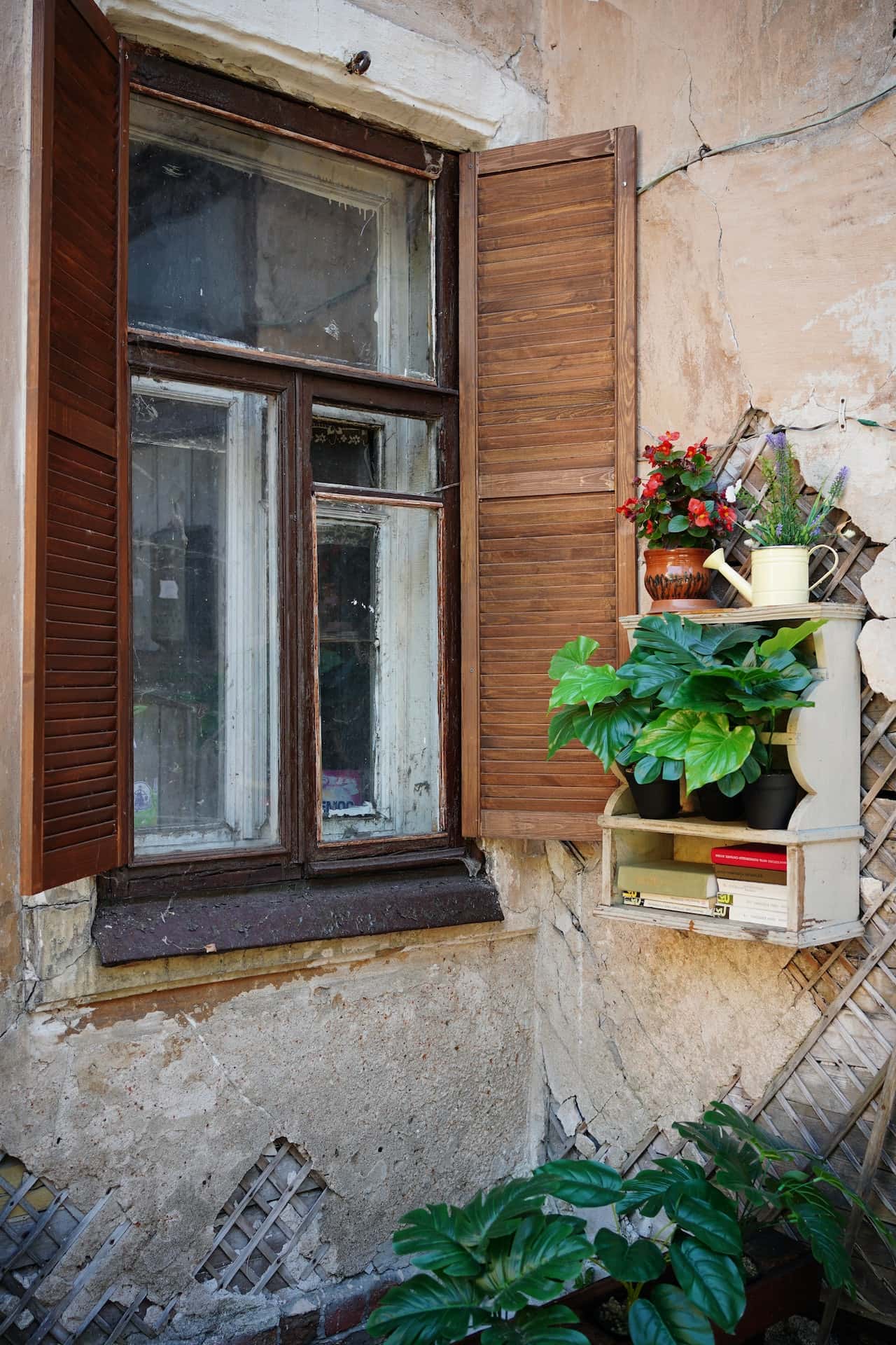 closely-installed shutters your window