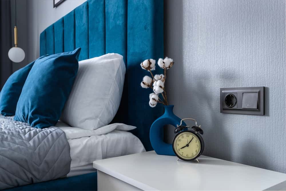 colourful bed back design
