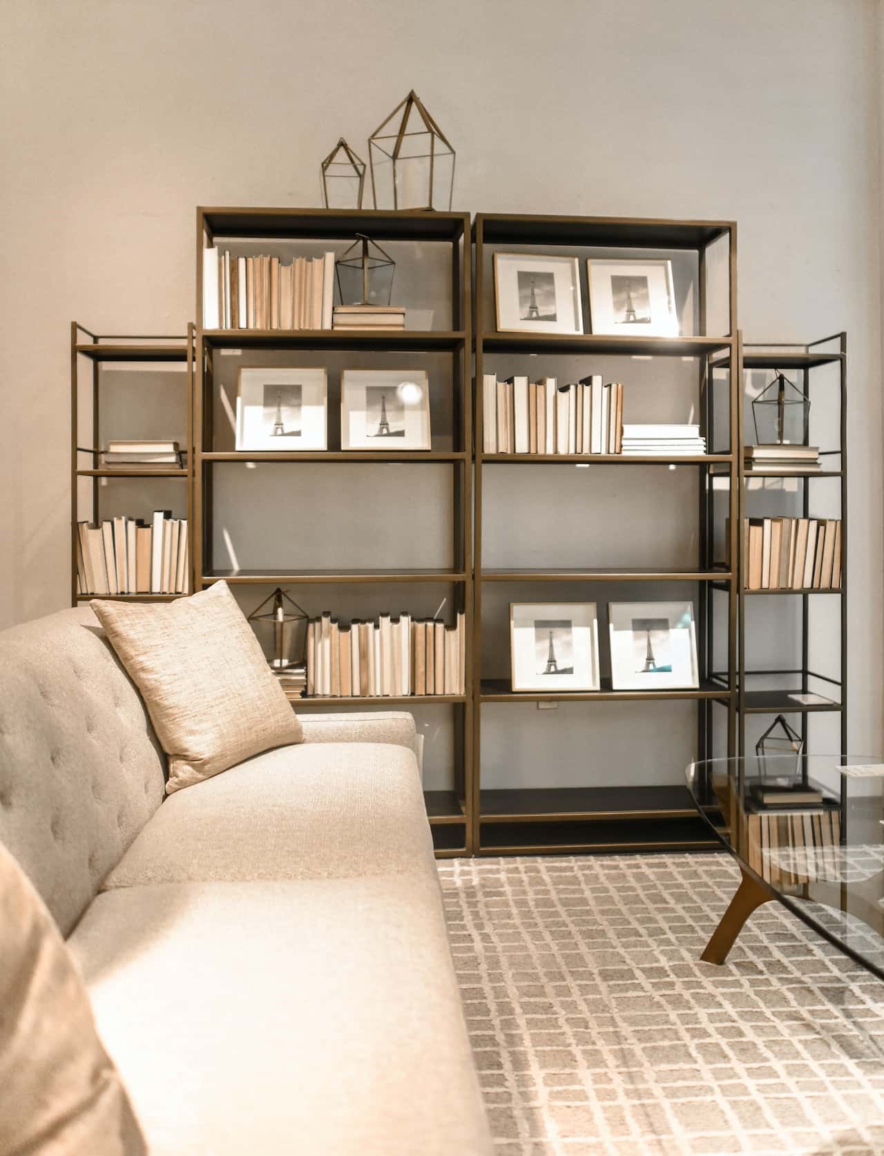 cupboard to showcase your books