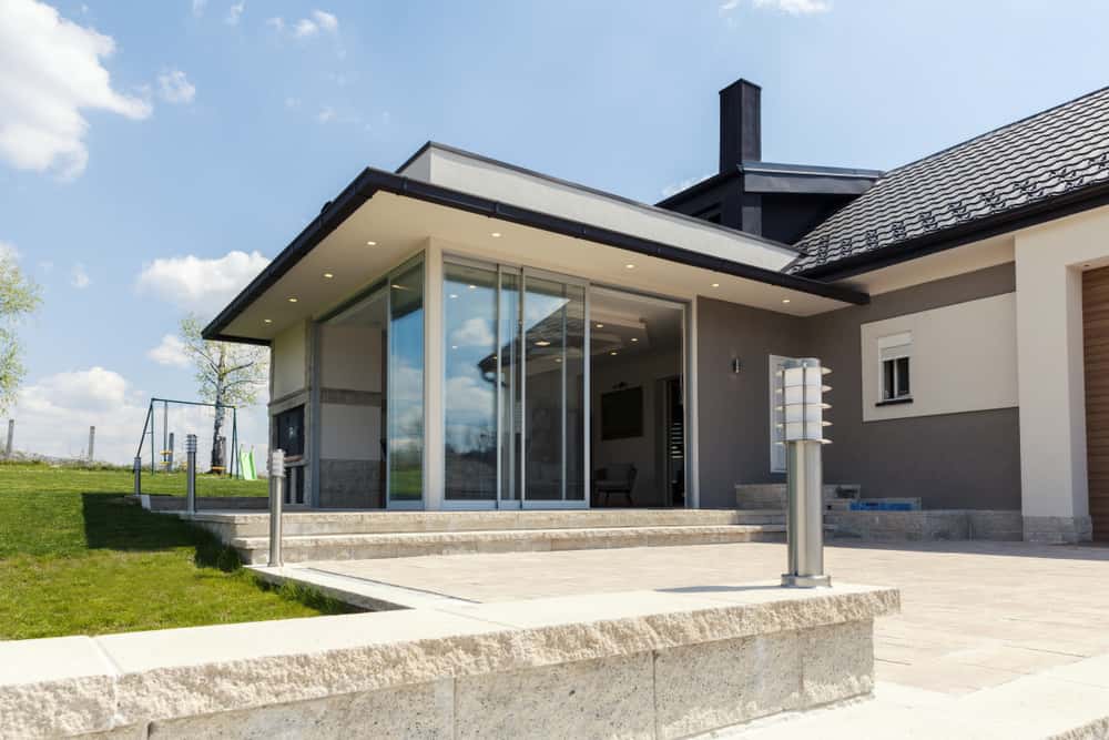 double-glazed sliding doors