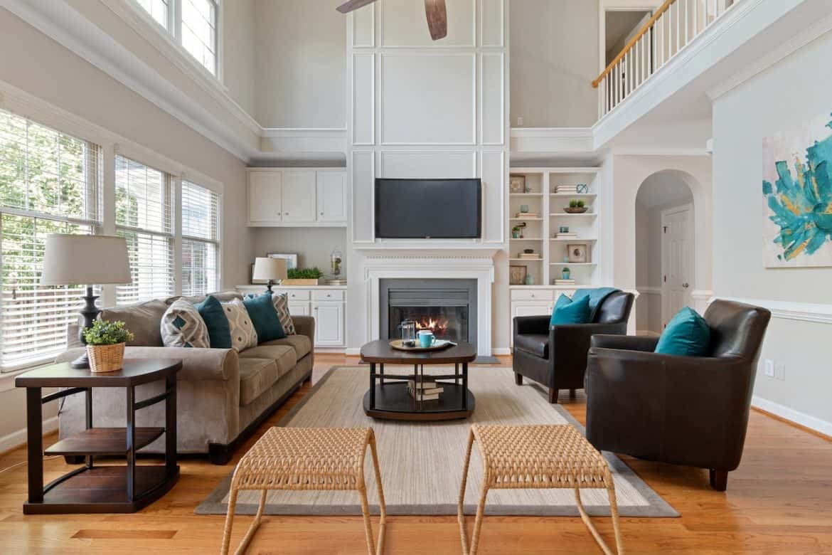 Double Height Living Room Designs for a Grand Luxury Look