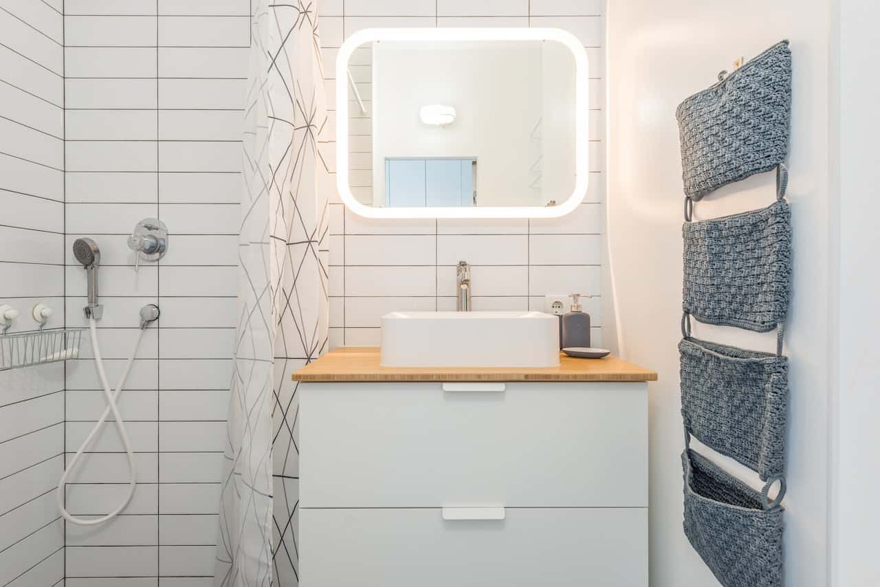 dressing table mirror with lights