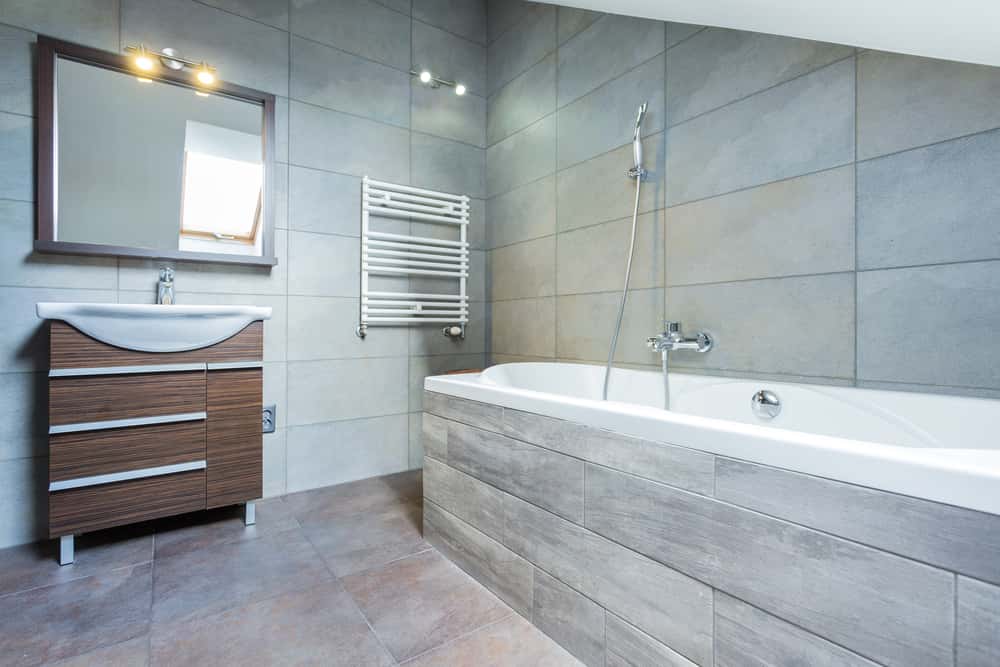 easy to clean bathroom tiles