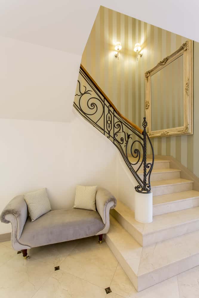 elegant striped wall paint