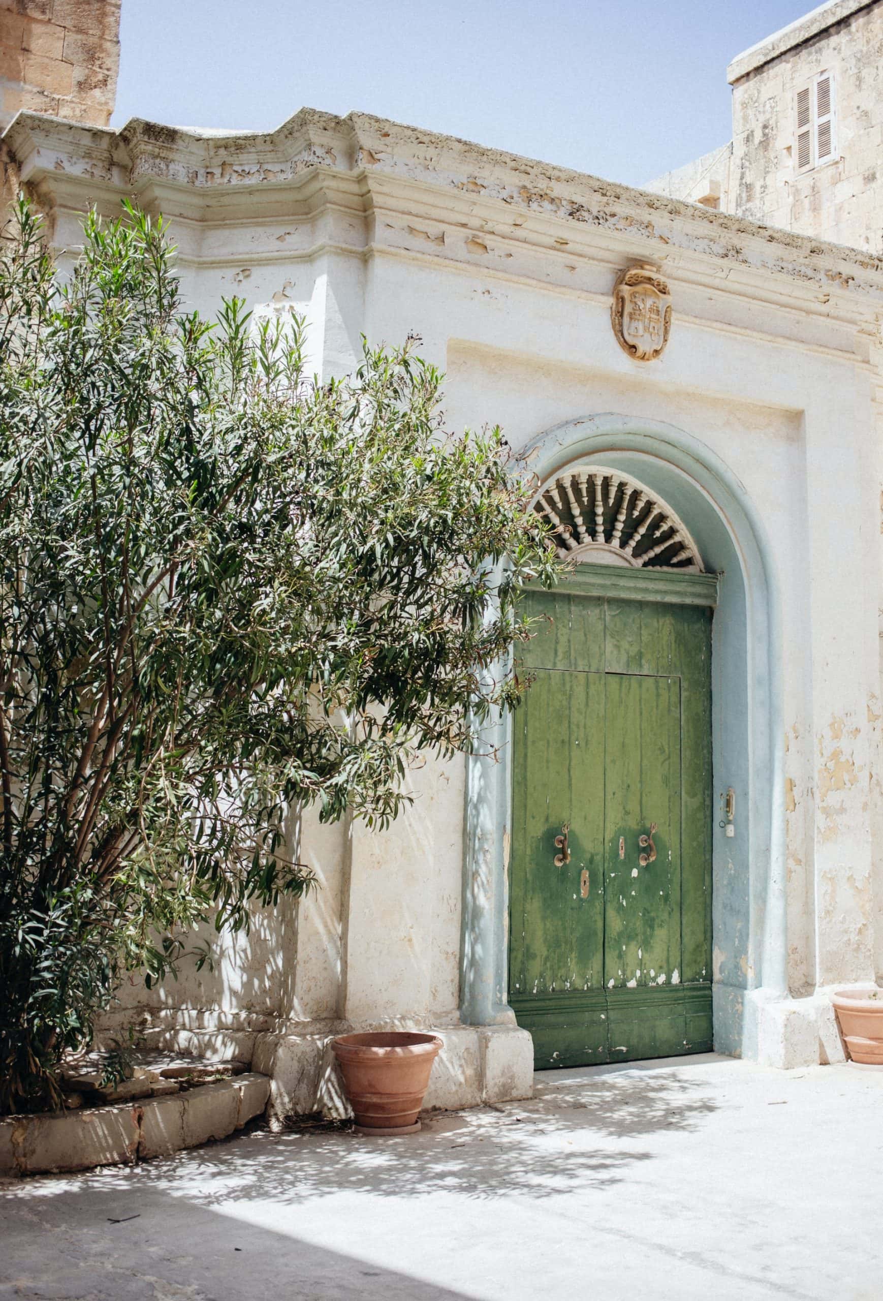 ethnic style round door