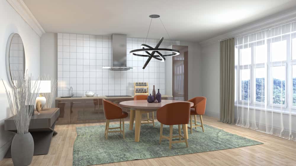 false ceiling for the dining room.