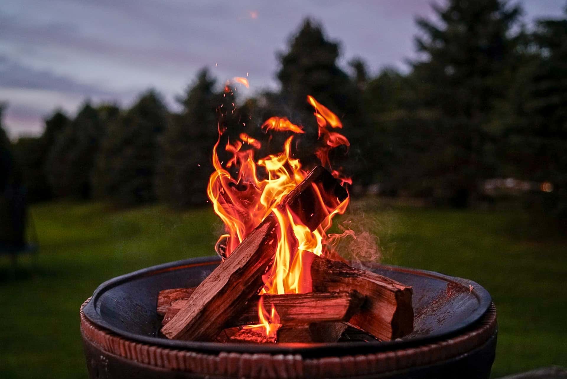 firepits and natural light