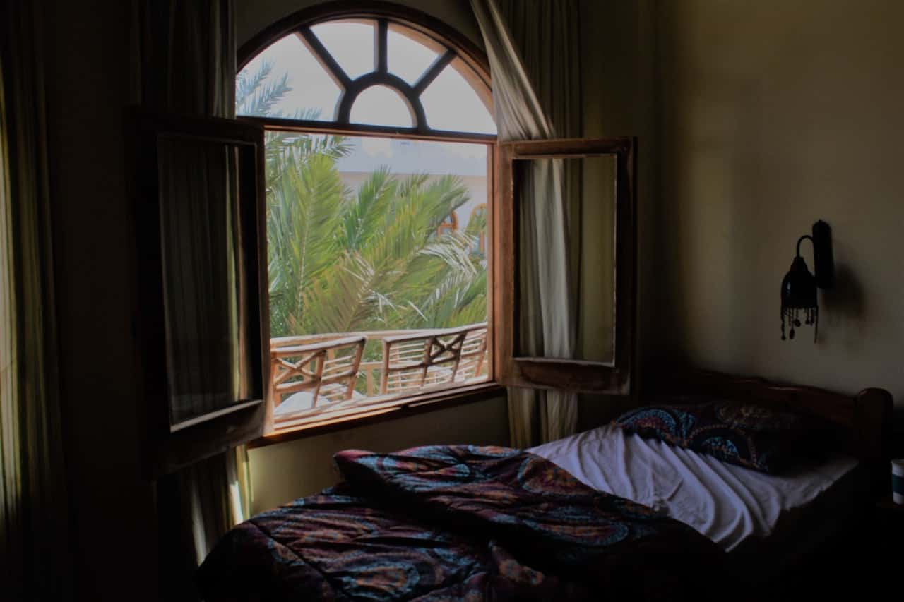 french windows with vertical hinges