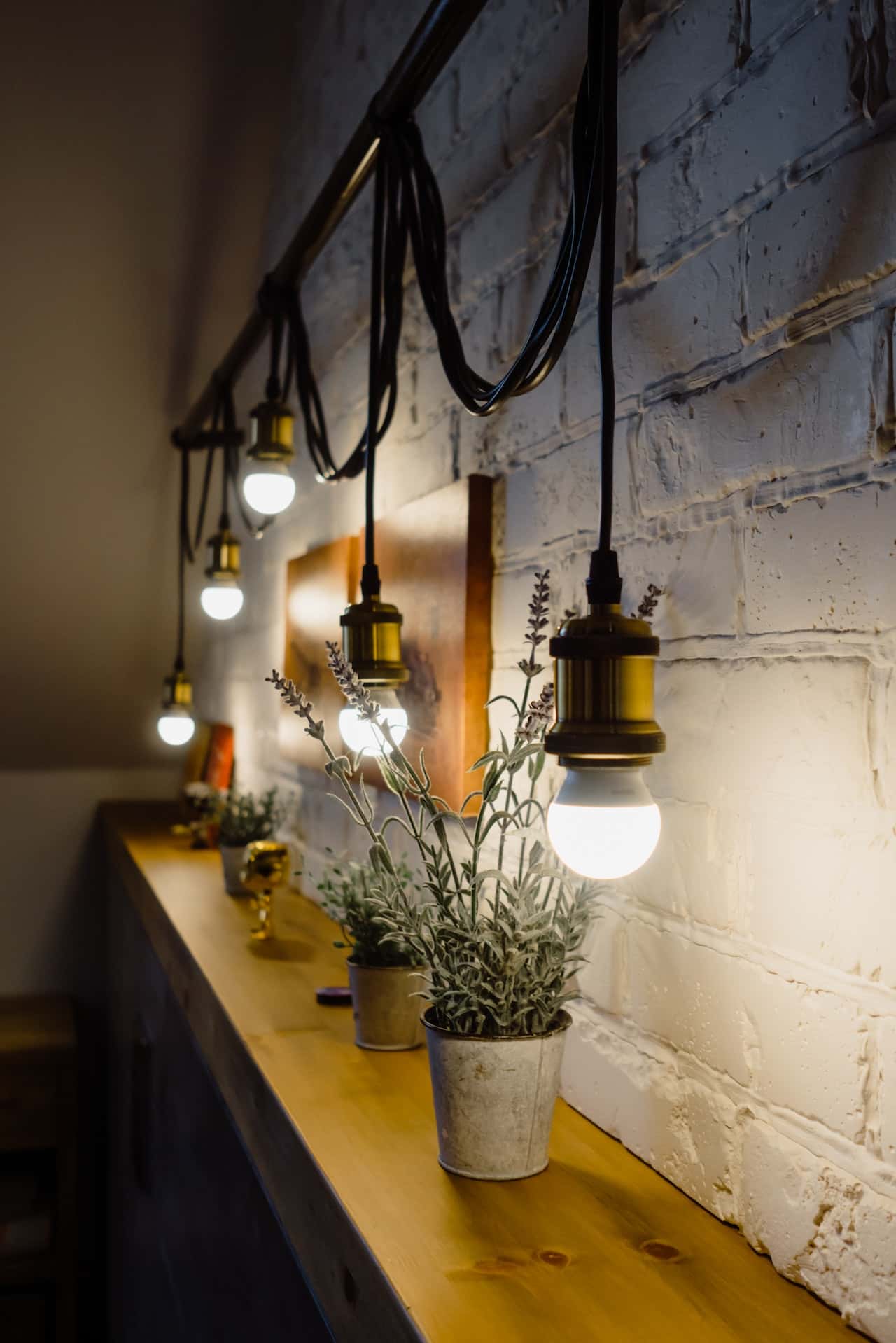Hanging Light Wall Decor