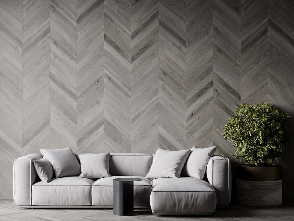 herringbone drawing room tiles wall
