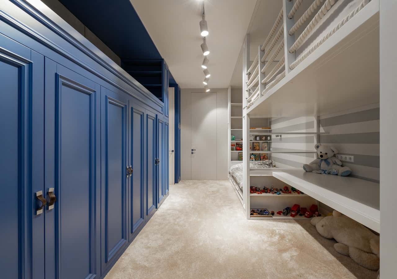 hidden wooden door design