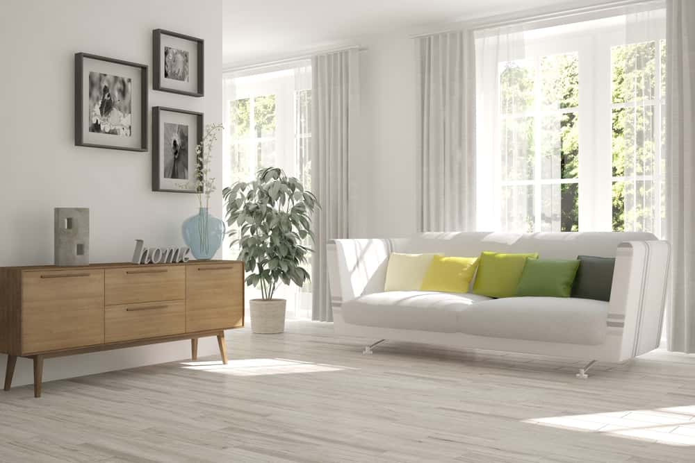 Ivory White PVC Floor Carpet