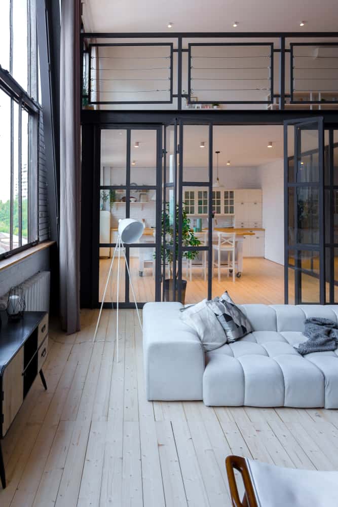 Kitchen and Bedroom Glass Partition Wall
