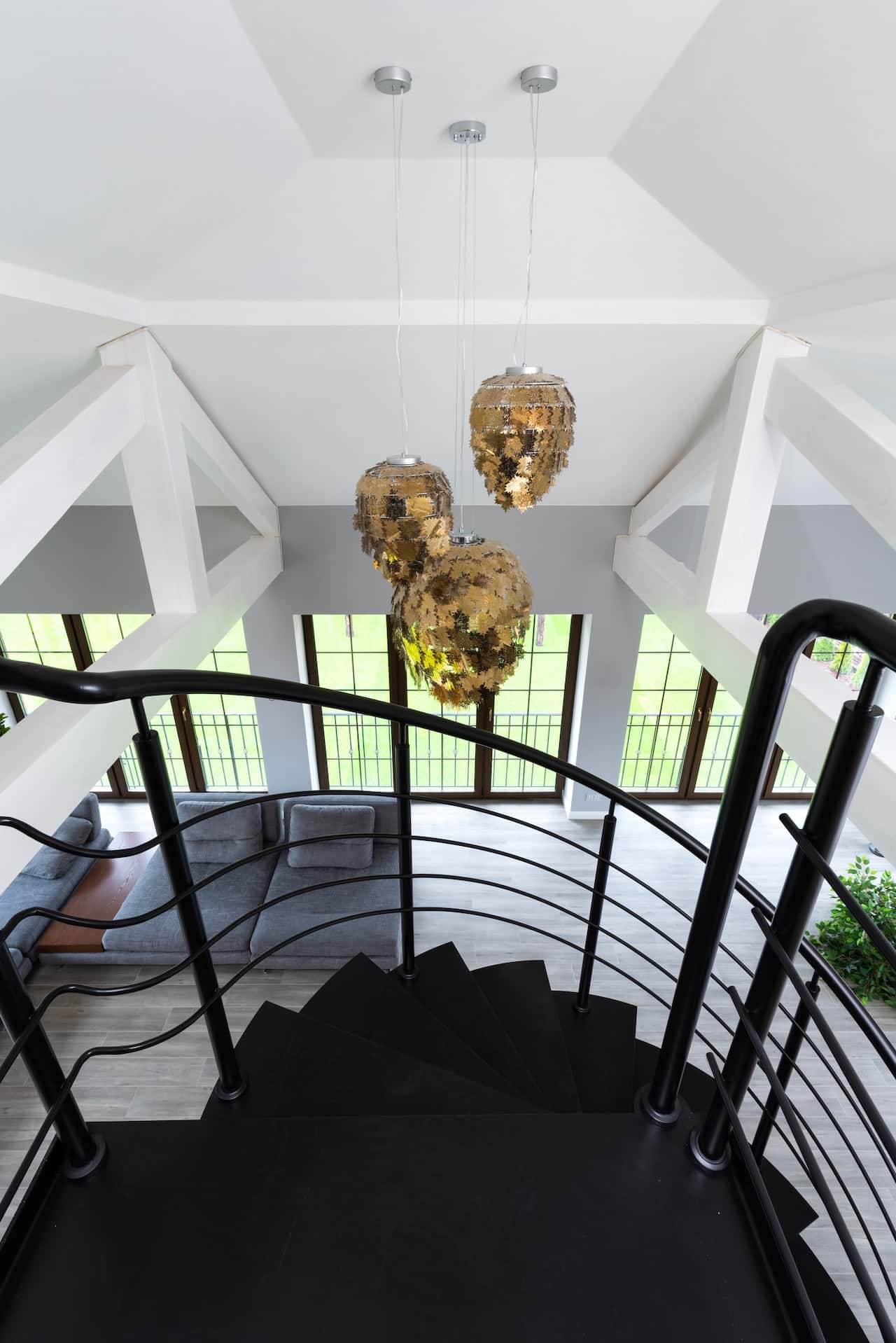 metallic railing design