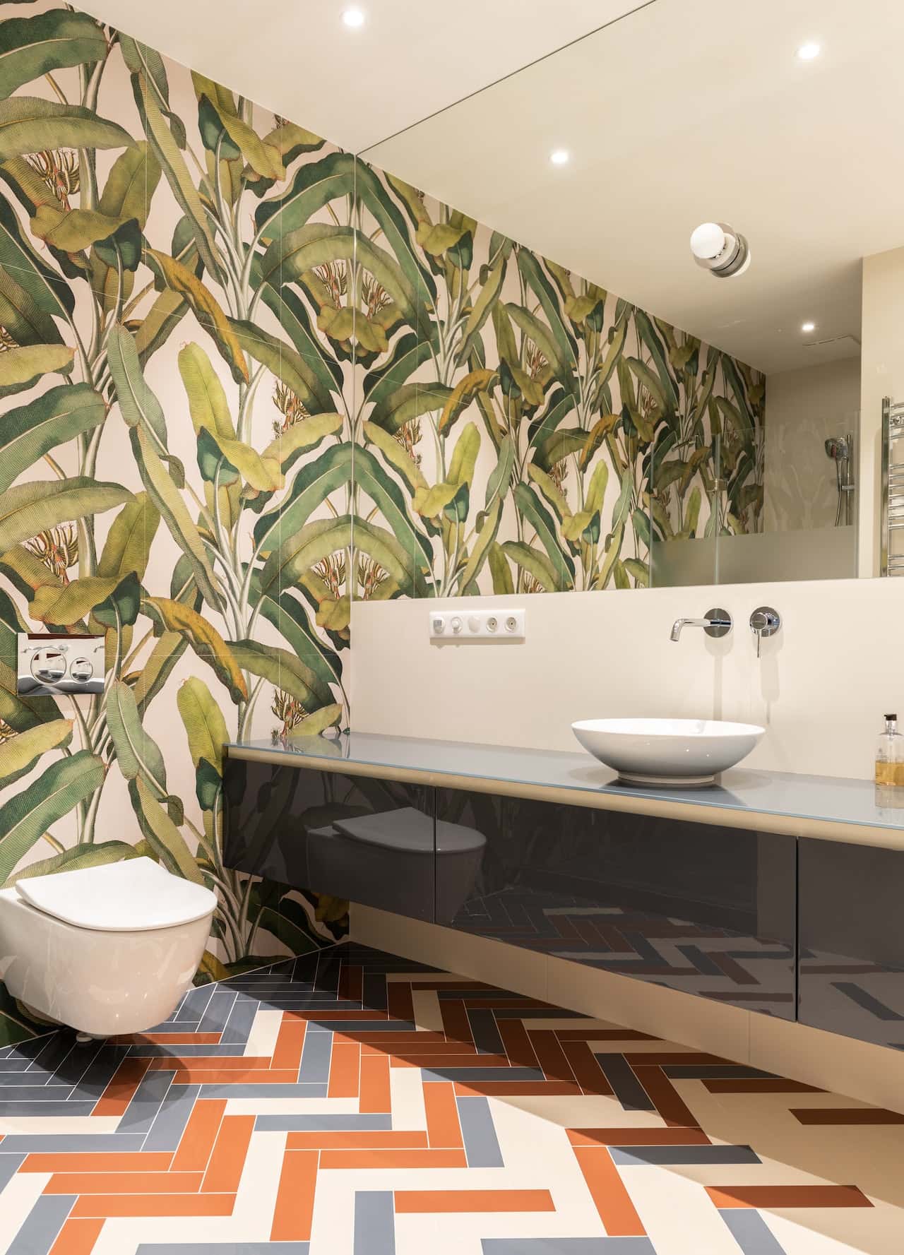 modern wash basin mirror ideas