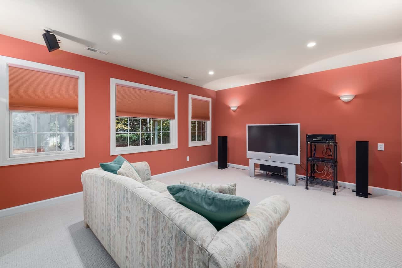 orange eggshell wall paint