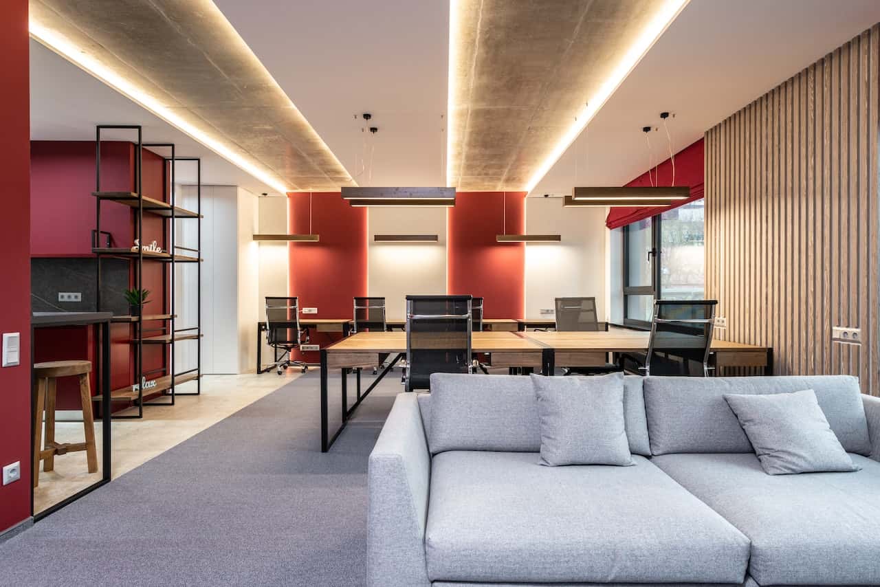 panelled false ceiling design for living and dining rooms