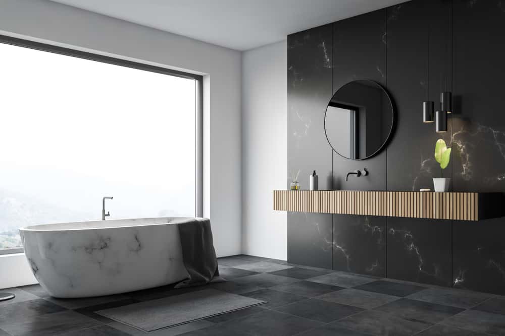 perfect marble bathroom