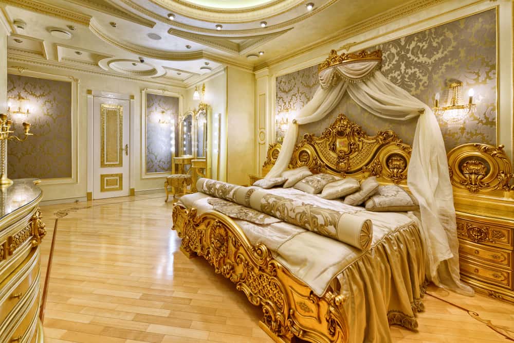 retro style bed back design