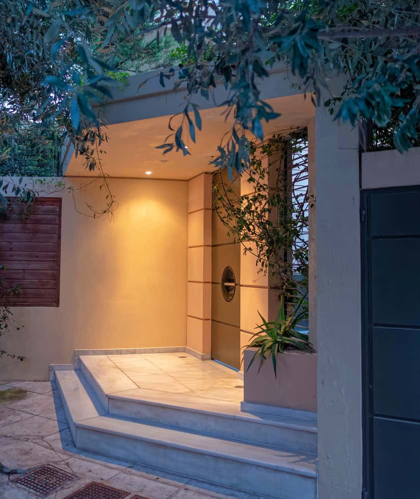 shed roof house portico design