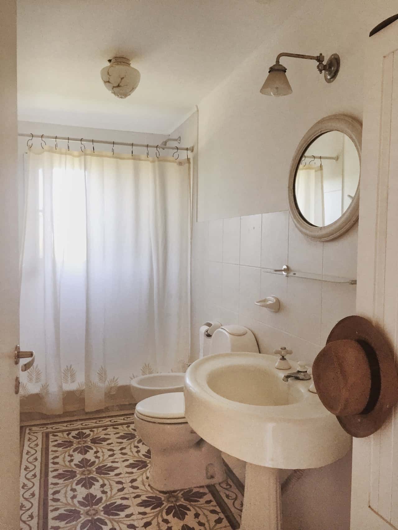 sheer transparent shower curtain