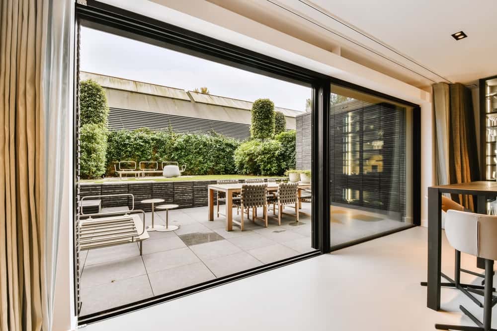 sliding glass door